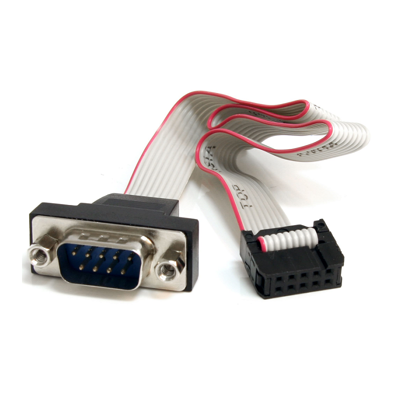 You Recently Viewed StarTech PNL9M16 16in 9 Pin Serial Male to 10 Pin Motherboard Header Panel Mount Cable Image